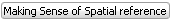Making Sense of Spatial reference